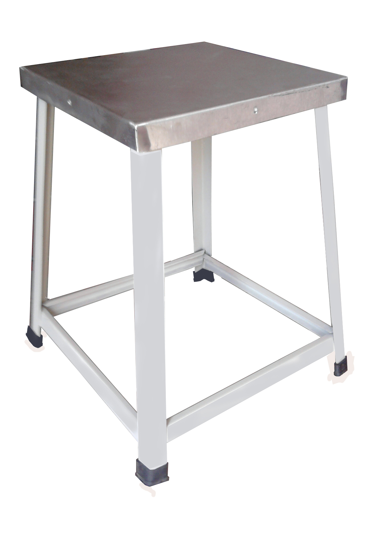  924B BEDSIDE STOOL TOP SS & ALL POWDER COATED   